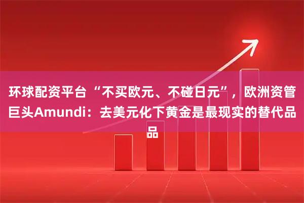环球配资平台 “不买欧元、不碰日元”，欧洲资管巨头Amundi：去美元化下黄金是最现实的替代品