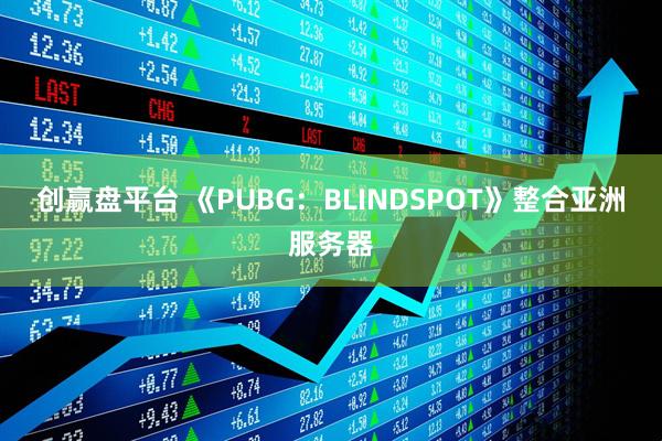 创赢盘平台 《PUBG：BLINDSPOT》整合亚洲服务器